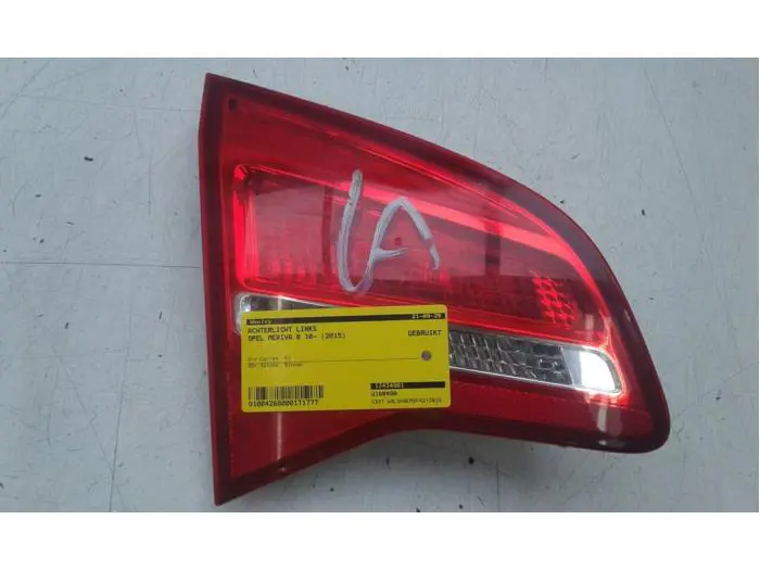 Achterlicht links Opel Meriva B 10-