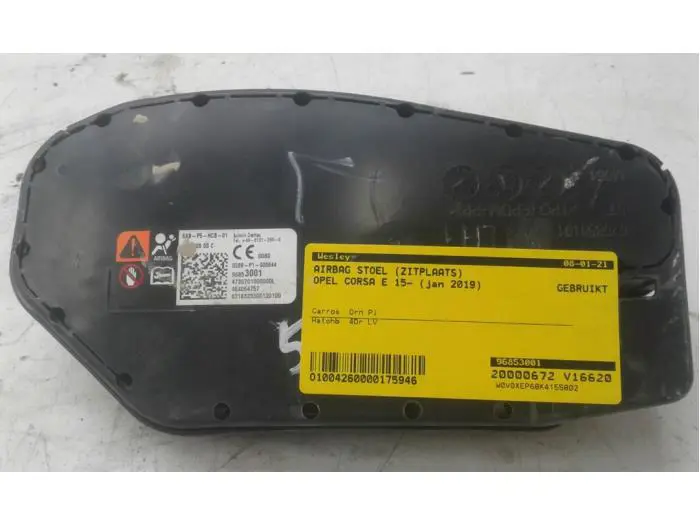 Airbag stoel (zitplaats) Opel Corsa